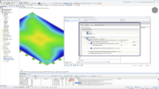 Boite de dialogue affichant la vérification incendie de dalles et de voiles à l’aide de la méthode de tableau simplifié dans RFEM 6 pour une analyse d’ingénierie.